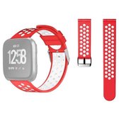 Voor Fitbit Versa Simple Fashion siliconen horlogebandje (rood)