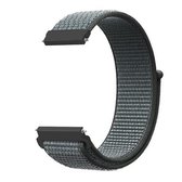 Voor Samsung Galaxy Watch 42 mm eenvoudige nylon gevlochten riem (stormgrijs)