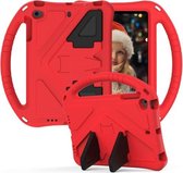 Voor iPad Mini5 / 4/3/2/1 EVA platte anti-vallende beschermhoes omhulsel met houder (rood)