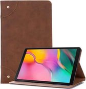 Retro Book Style Horizontale Flip Leren Case voor Galaxy Tab A 10.1 (2019) T510 / T515, met houder & kaartsleuven & portemonnee (bruin)