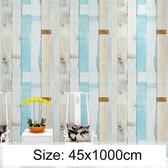 Creatieve PVC Autohesion Baksteen Decoratie Behang Stickers Slaapkamer Woonkamer Muur Waterdicht Behangrol, Afmeting: 45 x 1000cm (Beige)