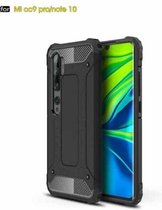 Voor Xiaomi Mi CC9 Pro / Note10 Magic Armor TPU + pc combinatiebehuizing (zwart)