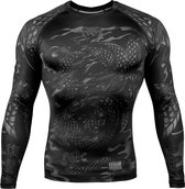 Venum Rash Guards Dragon’s Flight L/S Black on Black maat S