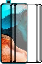 Voor Geschikt voor Xiaomi Redmi K30 / K30 Pro 5 STUKS ENKAY Hat-Prince Volledige lijm 0.26mm 9H 2.5D Gehard glas Volledige dekking Film