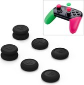 Skull & Co Pro / PS4 Gamepad Rocker Cap Button Cover Thumb Grip Set geschikt voor Nintendo Switch / Switch Lite / JOYCON (zwart)