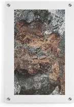 Walljar - Rocky Beach - Muurdecoratie - Plexiglas schilderij