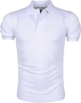 VDHT - TrendyEffen Heren Polo - Ongetailleerd - Wit