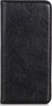 Sony Xperia 5 III Hoesje - Mobigear - Cowboy Serie - Kunstlederen Bookcase - Zwart - Hoesje Geschikt Voor Sony Xperia 5 III