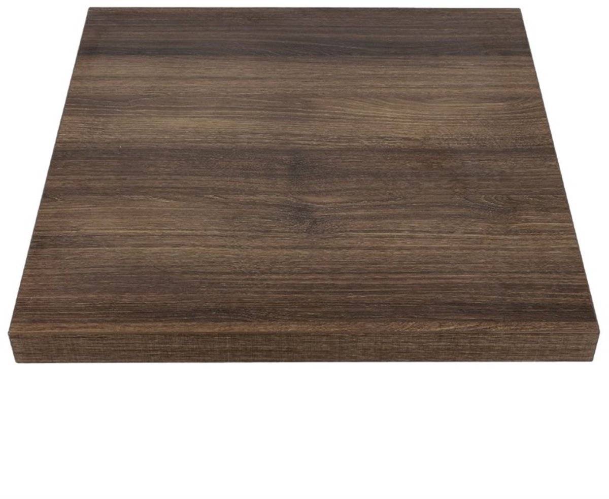 Bolero Vierkant Tafelblad Rustic Oak 60cm GR324 Multicolor