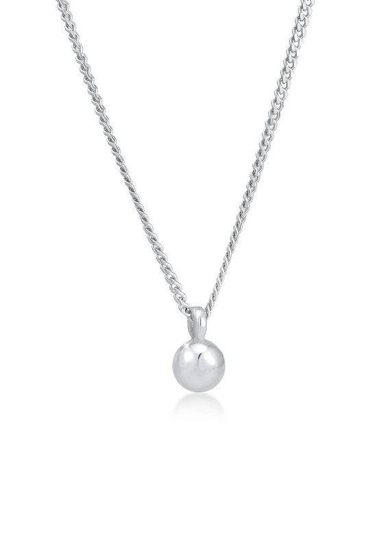 Elli Halsketting Dames Choker Prop Bol Geo Look Trend in 925