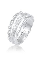 Elli Women's Lady Ring 925 zilver 56 Zilver 32020189