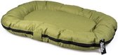 DUVO + Poly Kussen Ovaal Siesta Olijfgroen - 80 x 60 x 10 cm - 1.263 kg - Voor hond