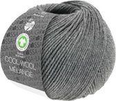 Lana Grossa Cool Wool Big Mélange Gots Donkergrijs Nr 221