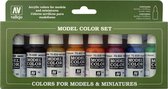 Vallejo val70136 - Model Color Transparent Color Set 8 x 17 ml