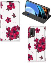 Smartphone Hoesje Xiaomi Poco M3 | Redmi 9T Mobiel Cover Blossom Red