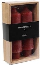 Countryfield Kaarsen Vela 14,3 Cm Wax  2 Stuks