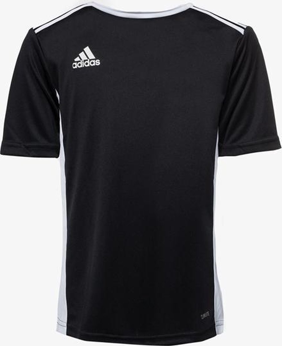 Adidas Entrada kinder sport T-shirt - Zwart - Maat 134/140 | bol.com