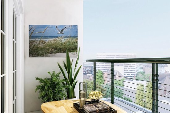 Décoration de jardin Plage - Vogel - Plantes - 60x40 cm - Poster jardin - Toile jardin - Poster extérieur