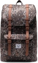 Herschel Little America Mid-Volume - Green Pea Camo / Rrugzak met 17L Opbergvolume - 13" fleece-gevoerd Laptopvak - magnetische sluiting / Beperkte Levenslange Garantie / Camouflag