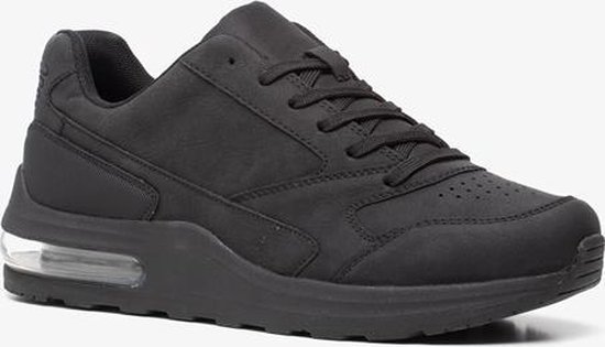 Blue Box heren sneakers - Zwart - Maat 46 - Uitneembare zool | bol.com