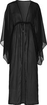Sapph 40S Elizabeth Long Caftan Dames Zwart-Xl