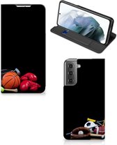Bookcover Ontwerpen Geschikt voor Samsung Galaxy S21 FE Smart Cover Voetbal, Tennis, Boxing…