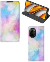 Bookcase Personaliseren Xiaomi Mi 11i | Poco F3 Telefoonhoesje Watercolor Light