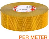 Reflexite VC 104+ Rigid Grade reflecterende tape ECE R104 GEEL per METER