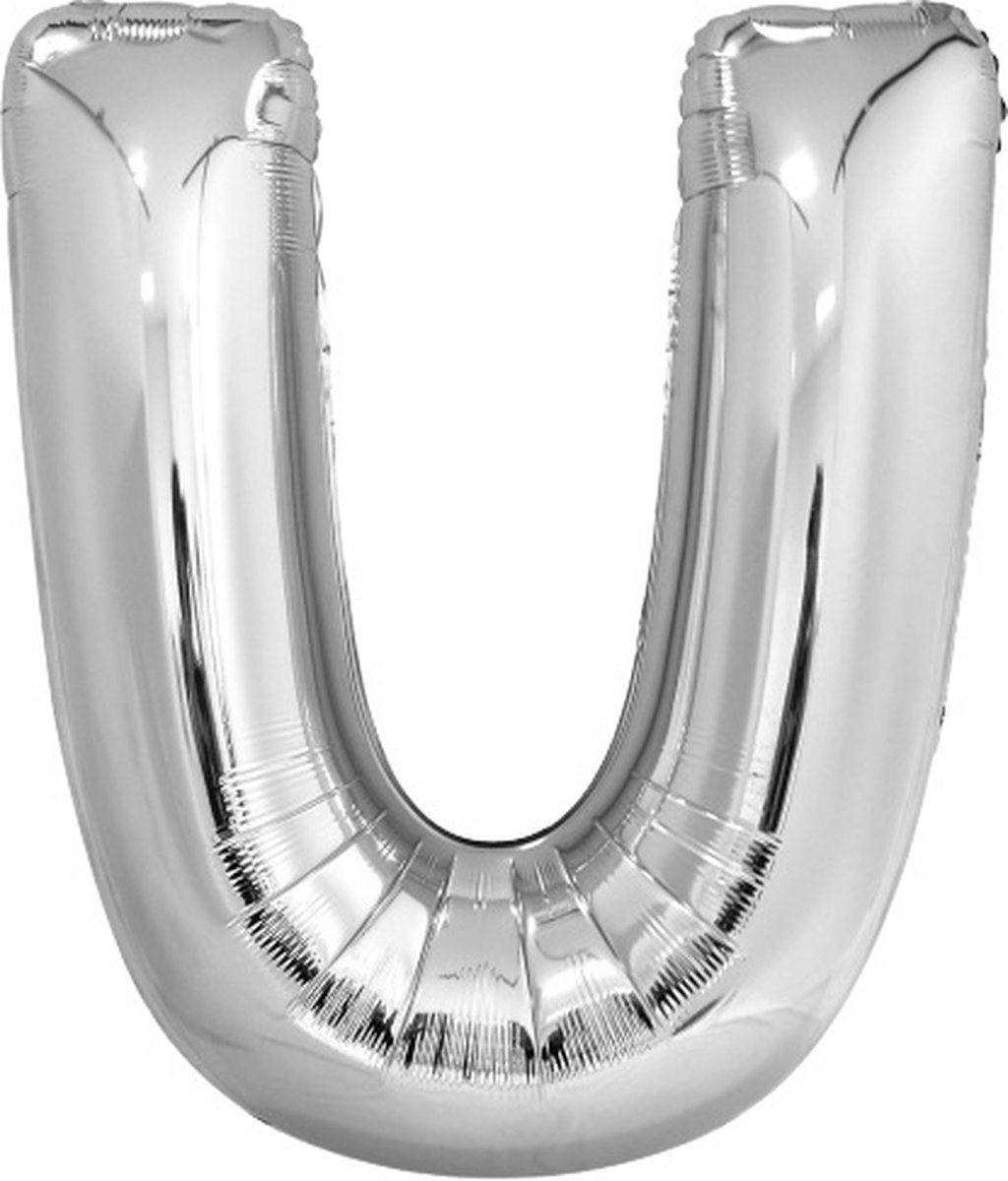 Amscan Letterballon U Folie 114 Cm Zilver