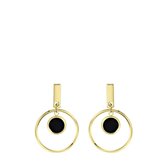 Goudkleurige bijoux oorbellen
