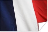 Poster De vlag van Frankrijk van dichtbij - 180x120 cm XXL