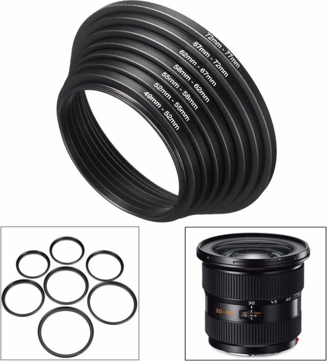 18 Stück Filteradapter für Kaeras Ringe Set,Step Down Ring Set 49-37 18 Stück Filteradapter für Kaeras Ringe Set,Step Down Ring Set 49-37
