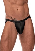 Strappy Ring Jock - Black - S/M - Maat S/M
