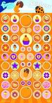Funny Products Stickers Orange 50 Stuks - sinterklaas- schoencadeau - schoencadeautje- creatief -knutselen