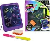 Toi-toys Schrijfbord Neon Glow Junior 26 Cm Paars