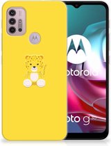Hippe Hoesjes Motorola Moto G30 | G10 Telefoon Hoesje Baby Leopard