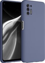 kwmobile telefoonhoesje voor Motorola Moto G Pro (2021) / Moto G Stylus (2021) - Hoesje met siliconen coating - Smartphone case in lavendelgrijs
