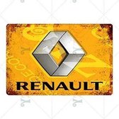 Retro Muur Decoratie uit Metaal Vintage Renault Signs 10