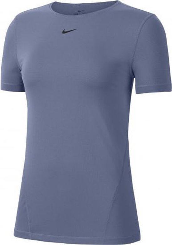 Nike Pro shirt dames blauw - Maat M | bol.com