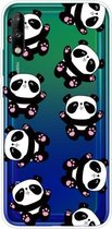 Voor Huawei Enjoy 10 schokbestendig geverfd transparant TPU beschermhoes (Hug Bear)