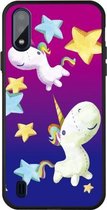 Voor Galaxy A01 Pattern Printing Embossment TPU Mobile Case (Pegasus)