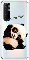 Voor Xiaomi Mi Note 10 Lite Shockproof Painted TPU beschermhoes (Fighting Panda)