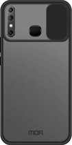 Voor Infinix X650 / X650C / HOT8 / HOT8Lite MOFI Xing Dun-serie Doorschijnend Frosted PC + TPU Privacy Antireflectie Schokbestendig All-inclusive beschermhoes (zwart)