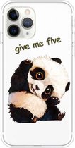 Voor iPhone 11 Pro Max Pattern TPU beschermhoes (Tilted Head Panda)