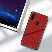 PINWUYO Volledige dekking Waterdichte schokbestendige pc + TPU + PU-hoes voor Geschikt voor Xiaomi Redmi Note 7 (rood)