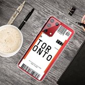 Voor Samsung Galaxy S21 5G Boarding Pass Series TPU telefoon beschermhoes (Toronto)