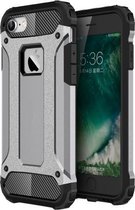 Voor iPhone 8 & 7 Tough Armor TPU + pc-combinatiehoes (grijs)