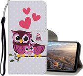 Voor Huawei P30 Pro Gekleurde Tekening Patroon Horizontale Flip Leren Case met Houder & Kaartsleuven & Portemonnee (Cat Family)