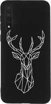 Voor Huawei Nova 5 Painted Pattern Soft TPU beschermhoes (eland)