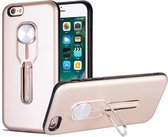 Schokbestendige TPU + pc-beschermhoes met houder voor iPhone 6 & 6s (roségoud)